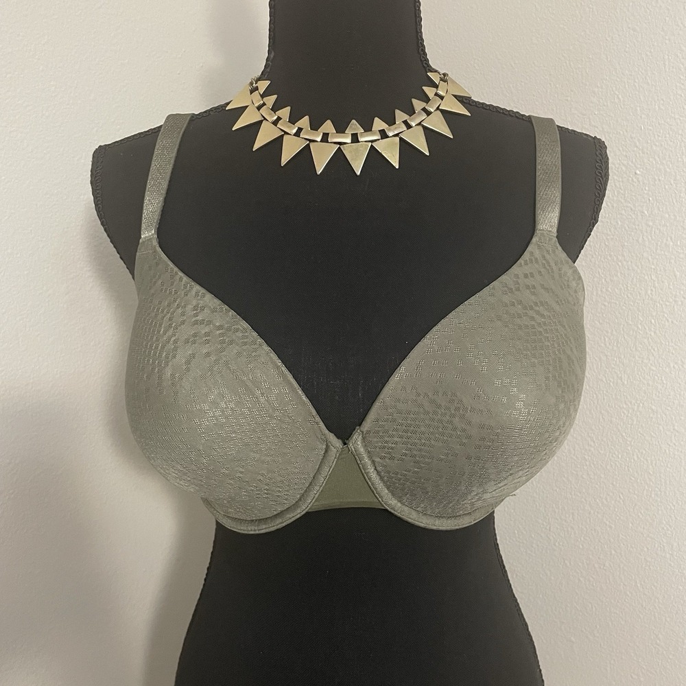 NATORI Sz 32DDD Green Comfort Evolution‎ Full Fit Memory Foam Convertible Bra